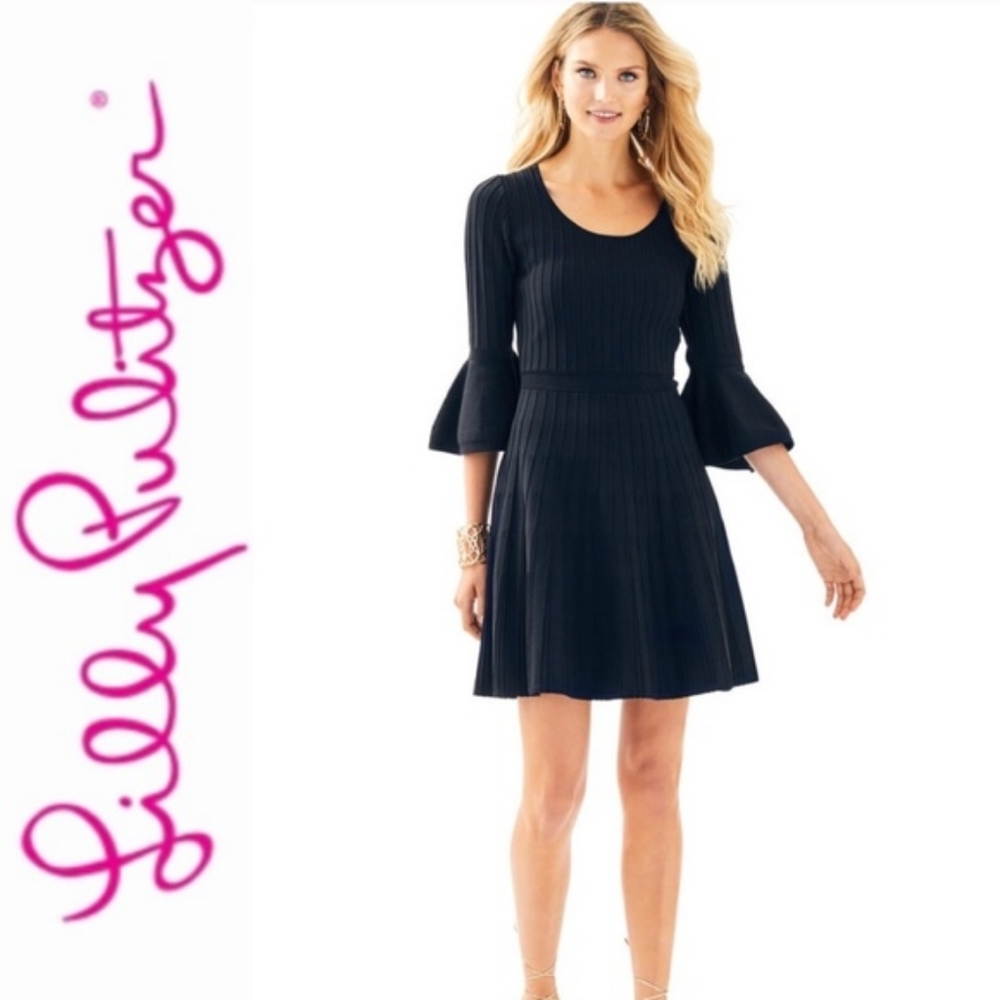 Lily Pulitzer Brandi ribbed flare dress